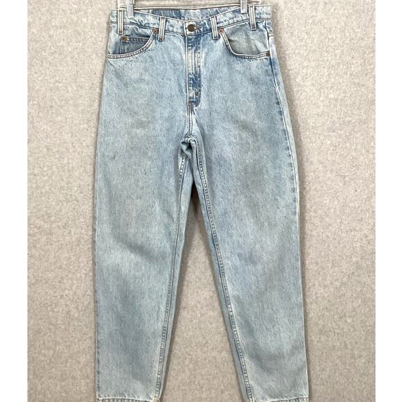 Vtg 1995 Levis 550 Jeans Size 34 Relaxed Fit Orange Tab Workwear Actual 32x30 - Picture 3 of 16